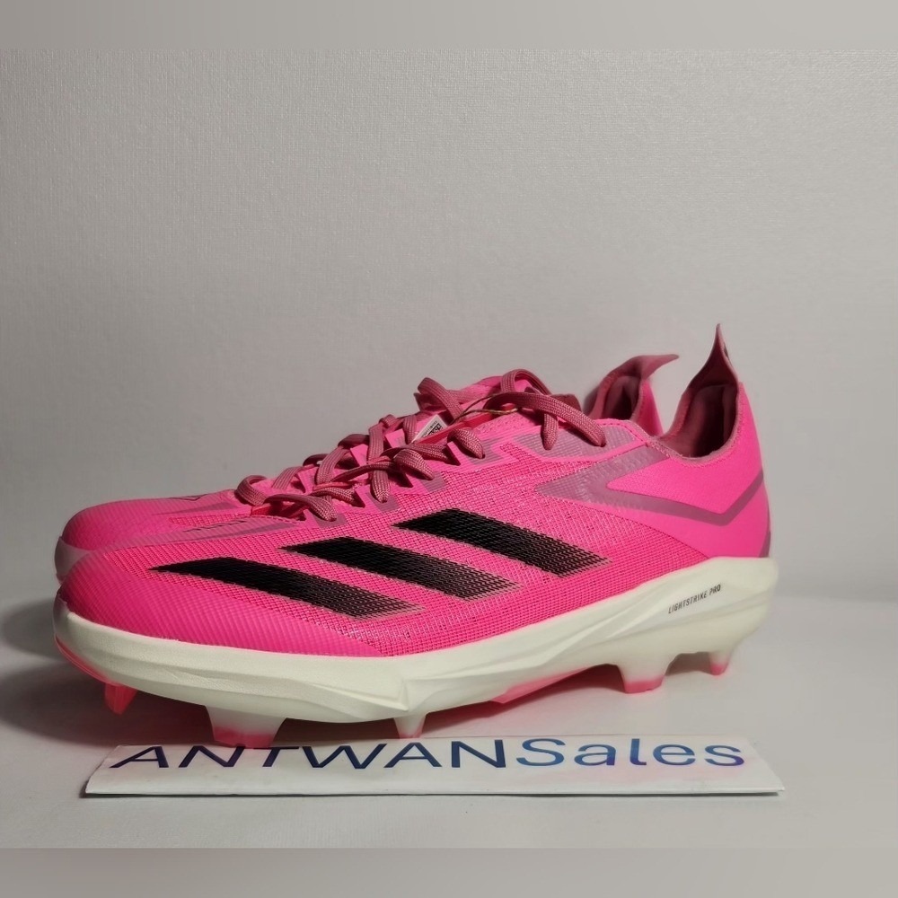 Adidas Adizero Electric+ TPU Pink Breast Cancer Baseball Cleats IF8487 Men's 13